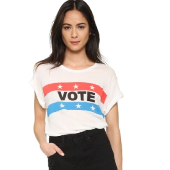 Wildfox Tops - • wildfox VOTE crew neck tee •